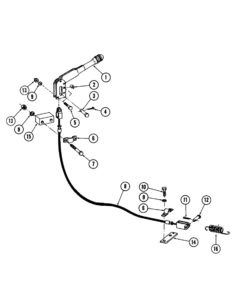 Схема запчастей Case 880 - (190) - SWING BRAKE CONTROL (05) - UPPERSTRUCTURE CHASSIS