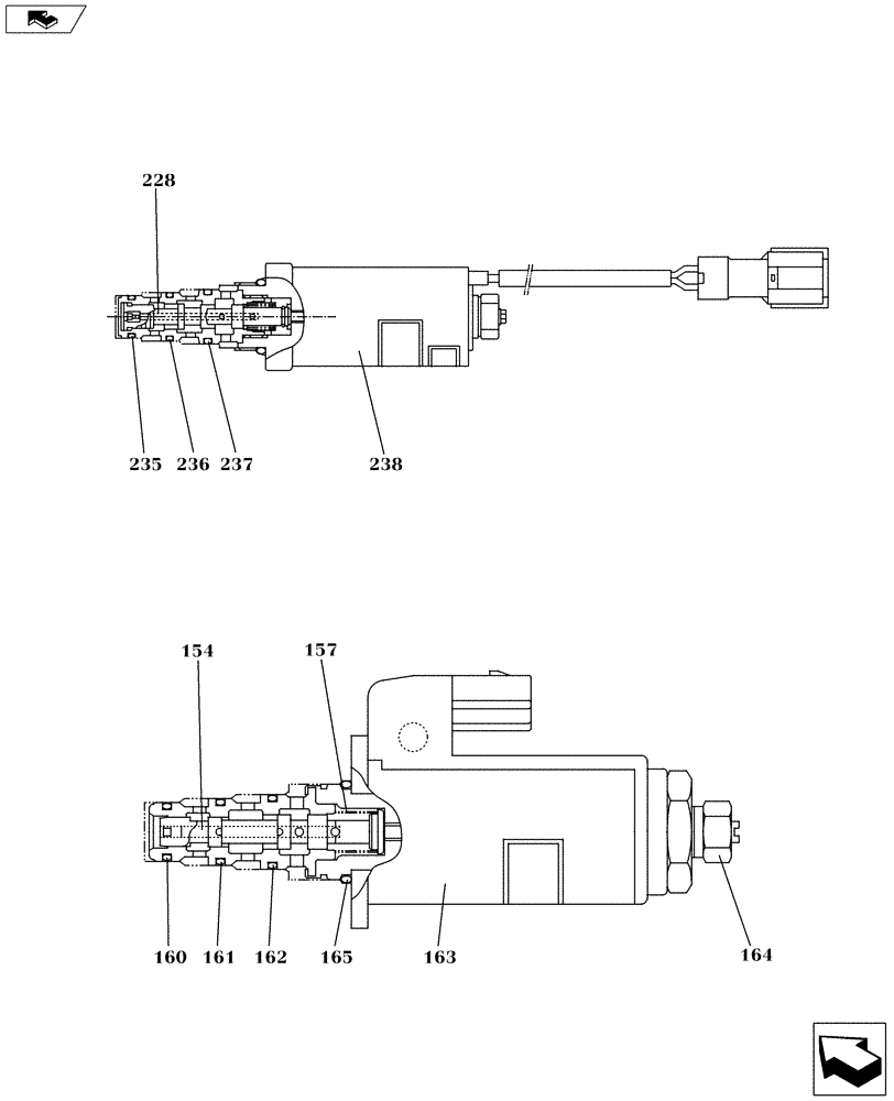 Схема запчастей Case CX145C SR - (35.106.AD[04]) - HYDRAULIC PUMP (35) - HYDRAULIC SYSTEMS