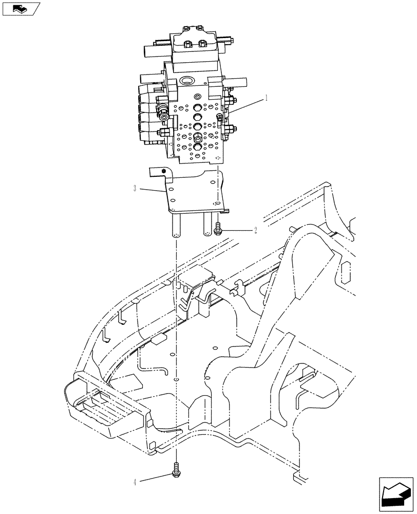 Схема запчастей Case CX145C SR - (35.359.AB[01]) - CONTROL VALVE (35) - HYDRAULIC SYSTEMS