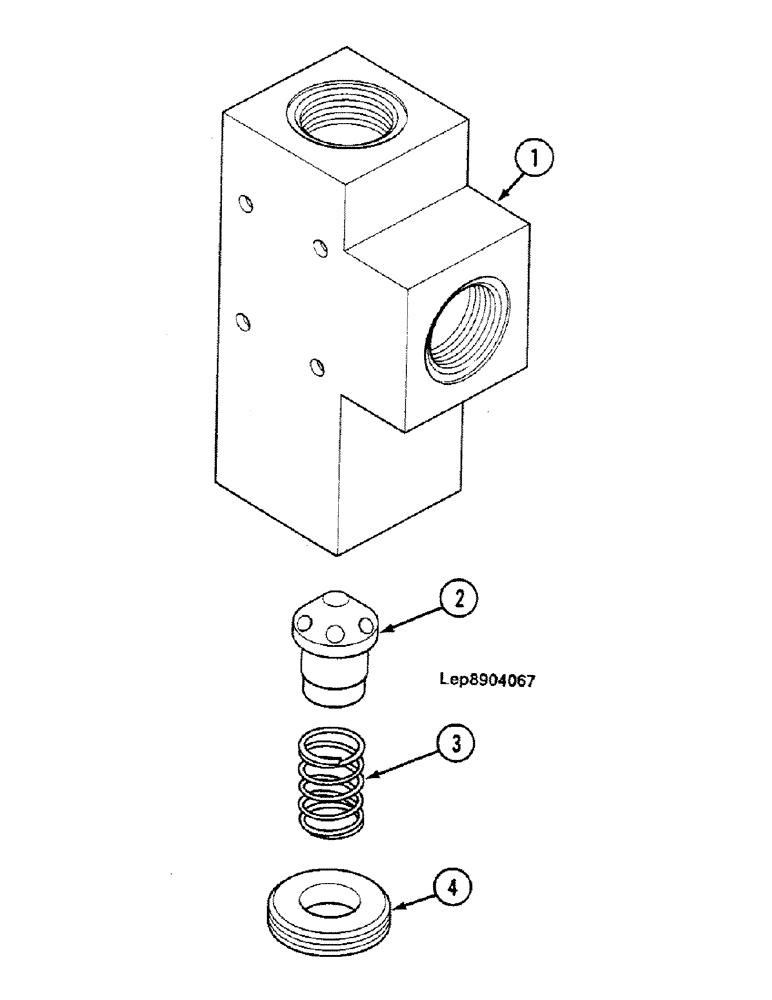 Схема запчастей Case 688C - (8C-64) - BLOCK, (-XXXXX) (07) - HYDRAULIC SYSTEM