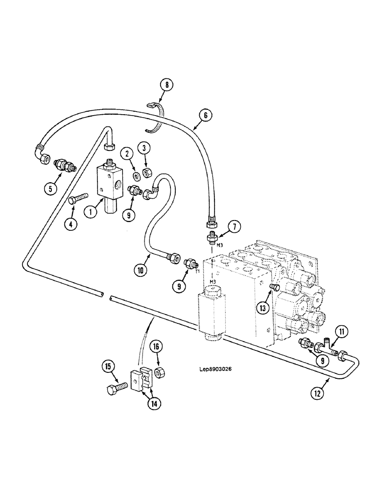 Схема запчастей Case 688C - (7-02) - UNDERCARRIAGE HYDRAULIC CIRCUIT (07.1) - UNDERCARRIAGE HYDRAULICS