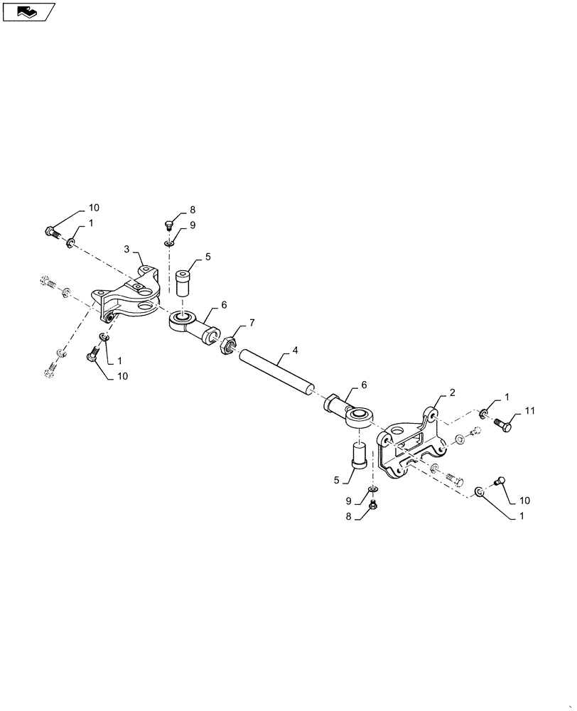 Схема запчастей Case DV23CC - (39.100.AN[01]) - ARTICULATION, SUPPORT JOINT (39) - FRAMES AND BALLASTING