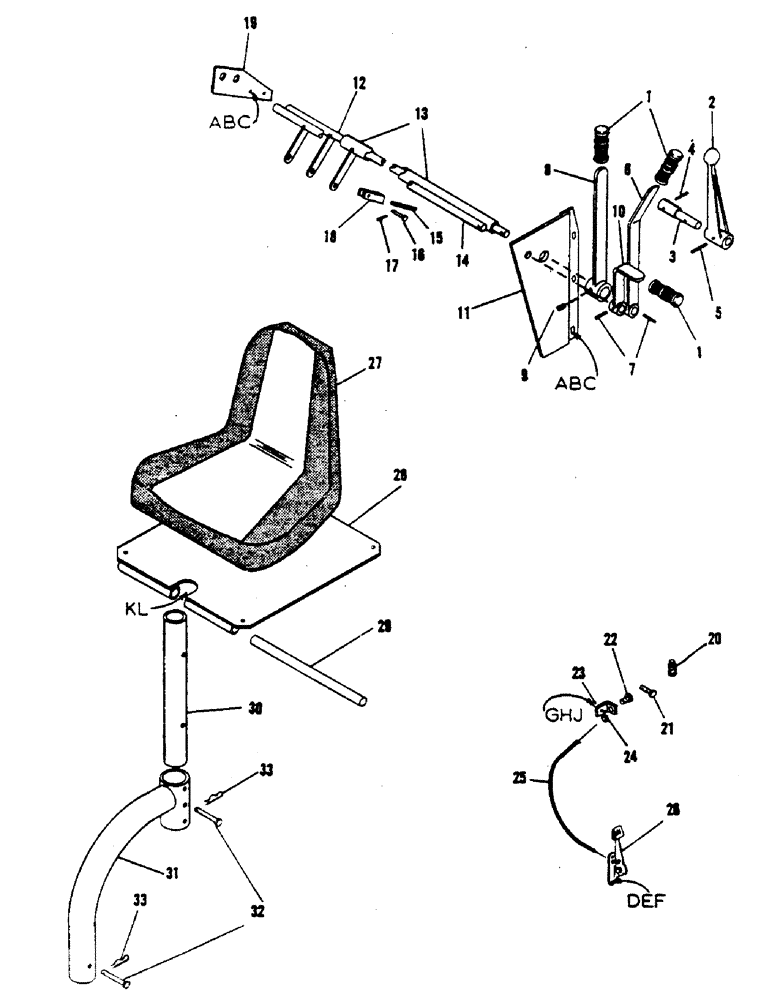 Схема запчастей Case 1000 - (76) - DUAL UP-FRONT CONTROLS 