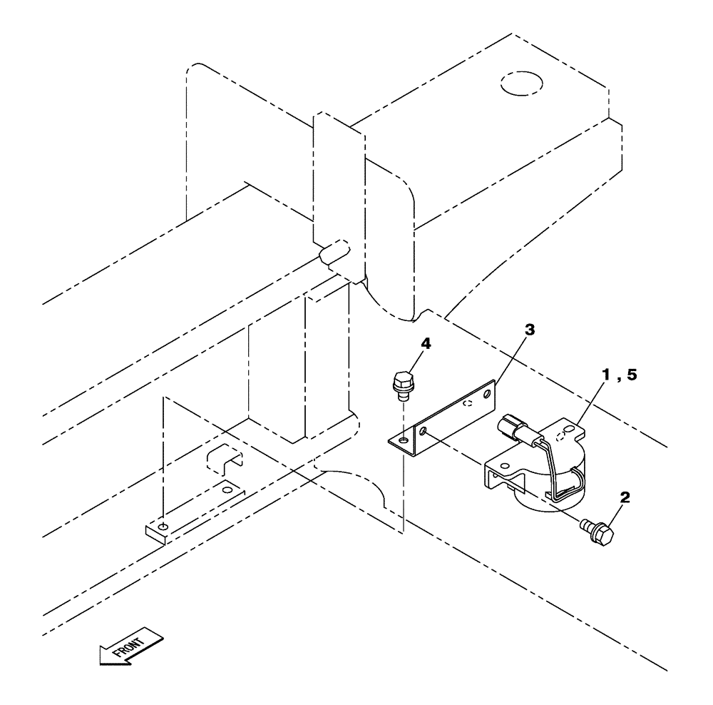 Схема запчастей Case CX210C LR - (55.408.01) - TRAVEL ALARM (55) - ELECTRICAL SYSTEMS