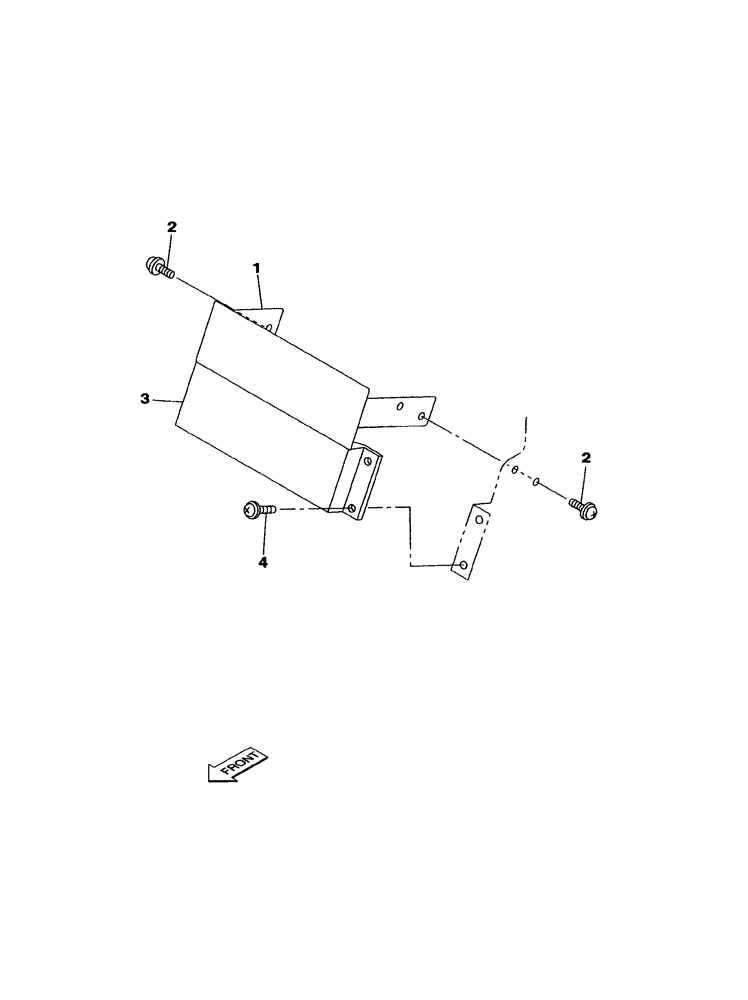 Схема запчастей Case CX330 - (04-013-00[02]) - MOUNTING - RADIO REMOVED (06) - ELECTRICAL SYSTEMS