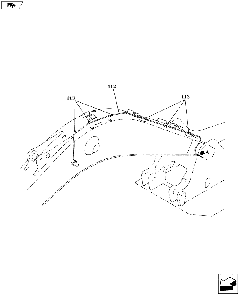 Схема запчастей Case CX160C - (55.510.AB[04]) - ELECTRIC PARTS AND WIRE HARNESS (55) - ELECTRICAL SYSTEMS