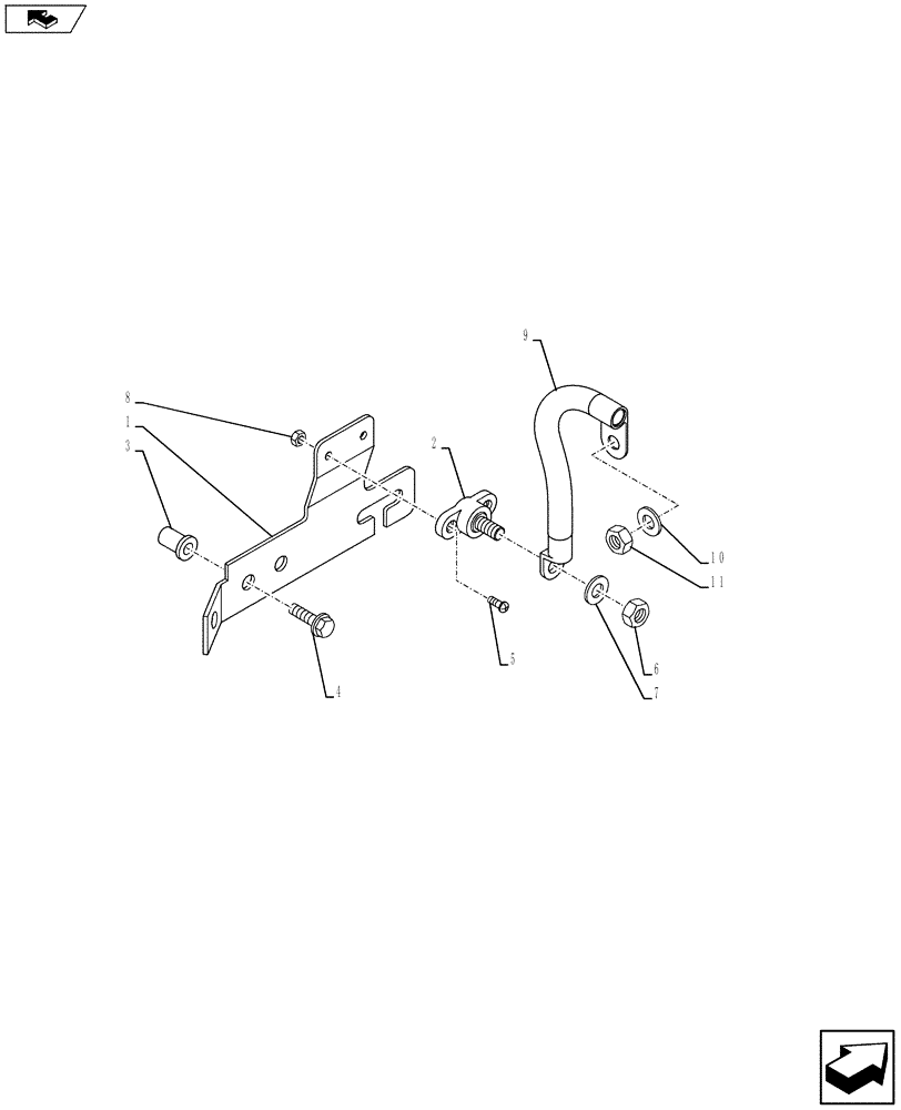 Схема запчастей Case 590SN - (55.302.04) - STARTER JUMPER (55) - ELECTRICAL SYSTEMS