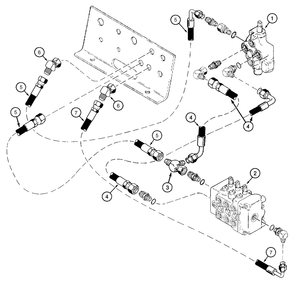Схема запчастей Case 960 - (08-66) - HYDRAULICS CRUMBER (08) - HYDRAULICS