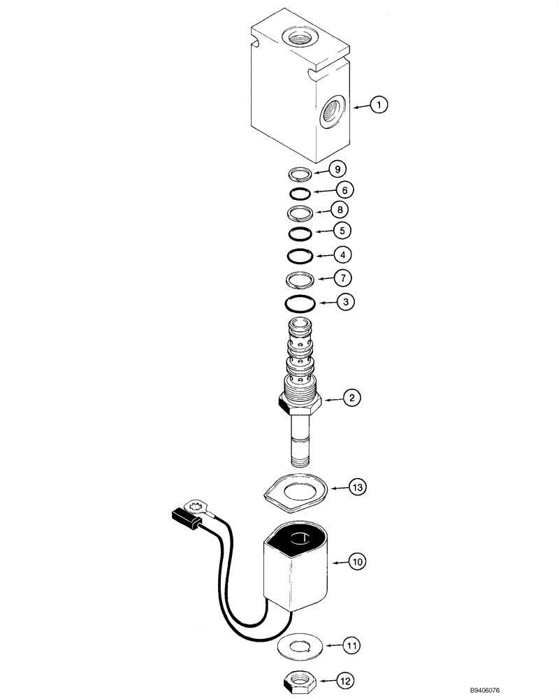 Схема запчастей Case 1845C - (06-20) - VALVE, SOLENOID (EUROPE), JAF0142299 - (06) - POWER TRAIN