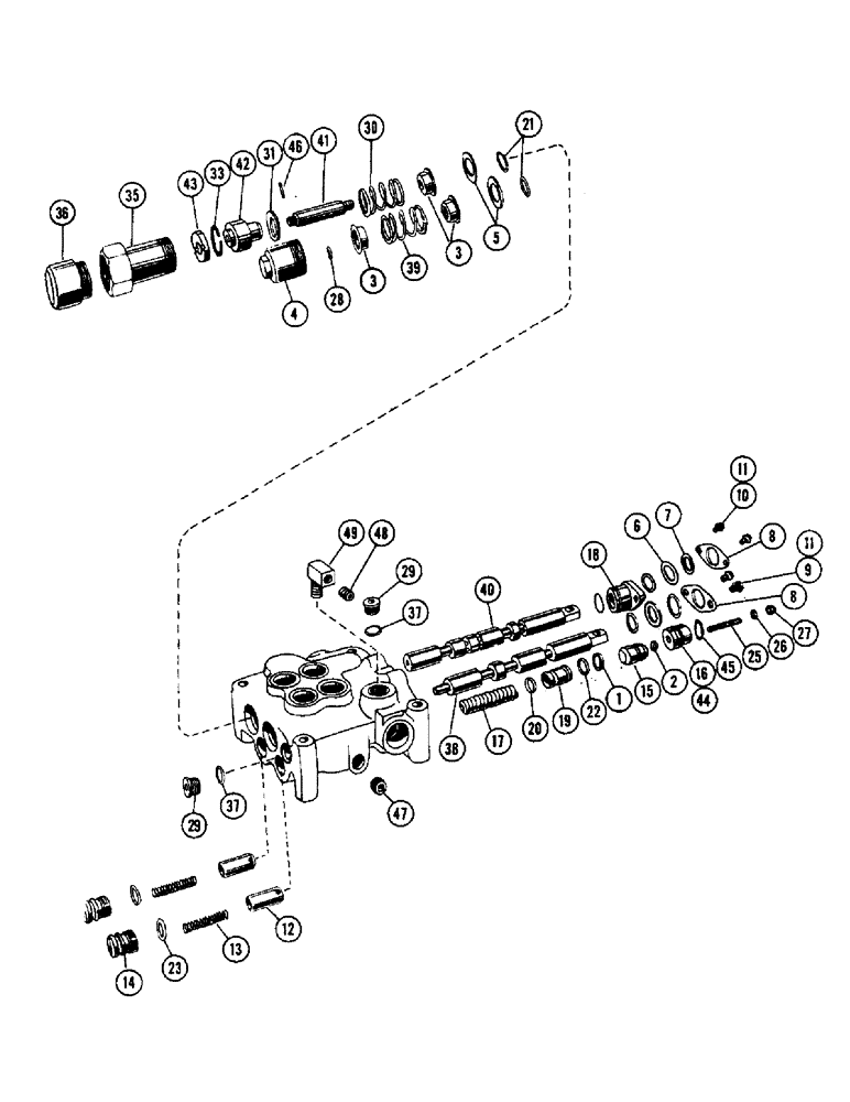 Схема запчастей Case W9A - (125A) - A13915 HYDRAULIC VALVE (08) - HYDRAULICS