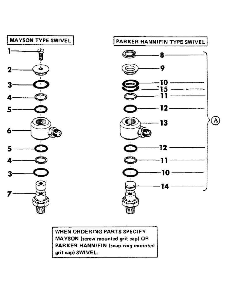 Схема запчастей Case 40YC - (083) - TRACK SERVICE BRAKE SWIVEL (04) - UNDERCARRIAGE