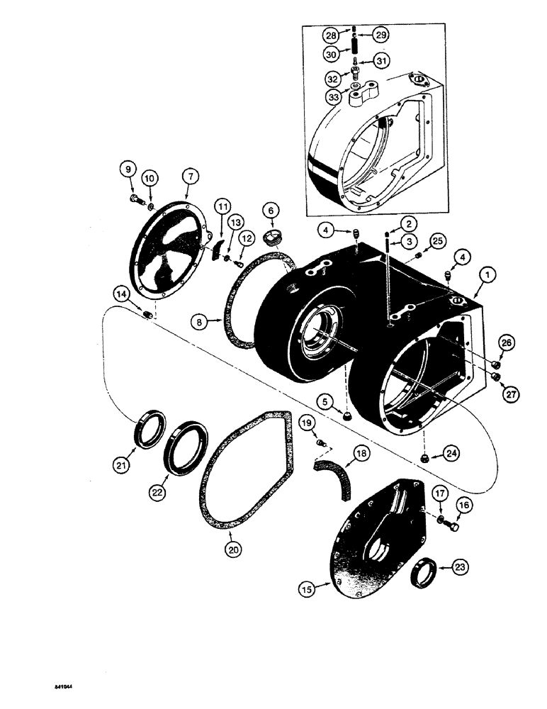 Схема запчастей Case 19 - (28) - HOUSING ASSEMBLY 