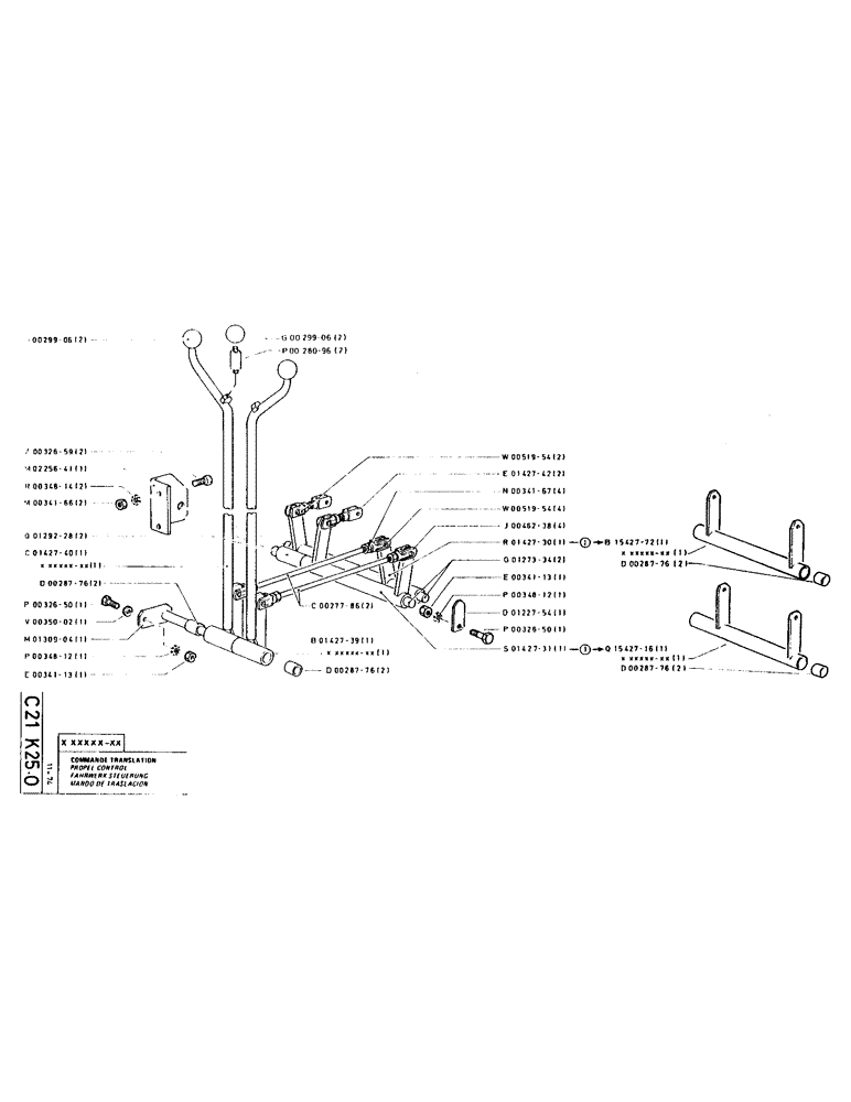 Схема запчастей Case LC80M - (035) - PROPEL CONTROL 