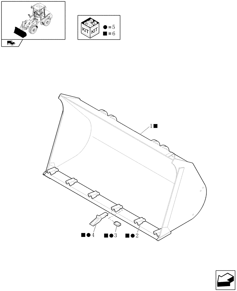 Схема запчастей Case 21E - (692[01]) - (0.8 M³) X 1900 MM STANDARD BUCKET WITH WELDED TEETH - BEFORE DATE 15 JUNE, 2011 (09) - LOADER/BACKHOE