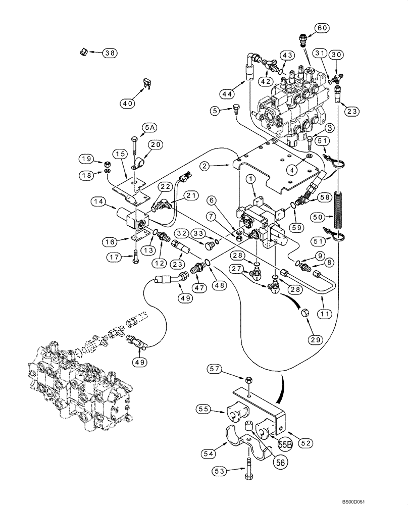 Схема запчастей Case 580M - (08-15) - HYDRAULICS - HAND HELD AUXILIARY (08) - HYDRAULICS