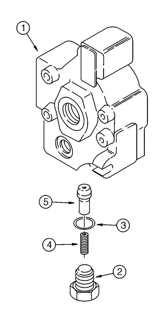 Схема запчастей Case 1150H - (08-26) - SECTION ASSEMBLY - OUTLET (08) - HYDRAULICS