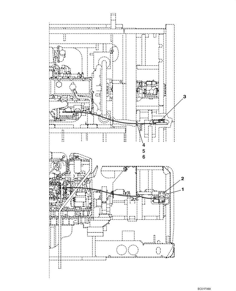 Схема запчастей Case CX800 - (03-03) - THROTTLE CONTROL (03) - FUEL SYSTEM