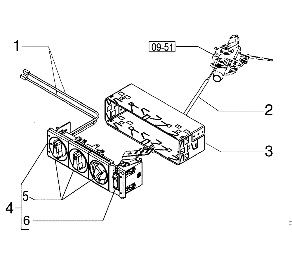 Схема запчастей Case 865B - (04-30[01]) - AIR CONDITIONER ELECTRICAL SYSTEM (04) - ELECTRICAL SYSTEMS