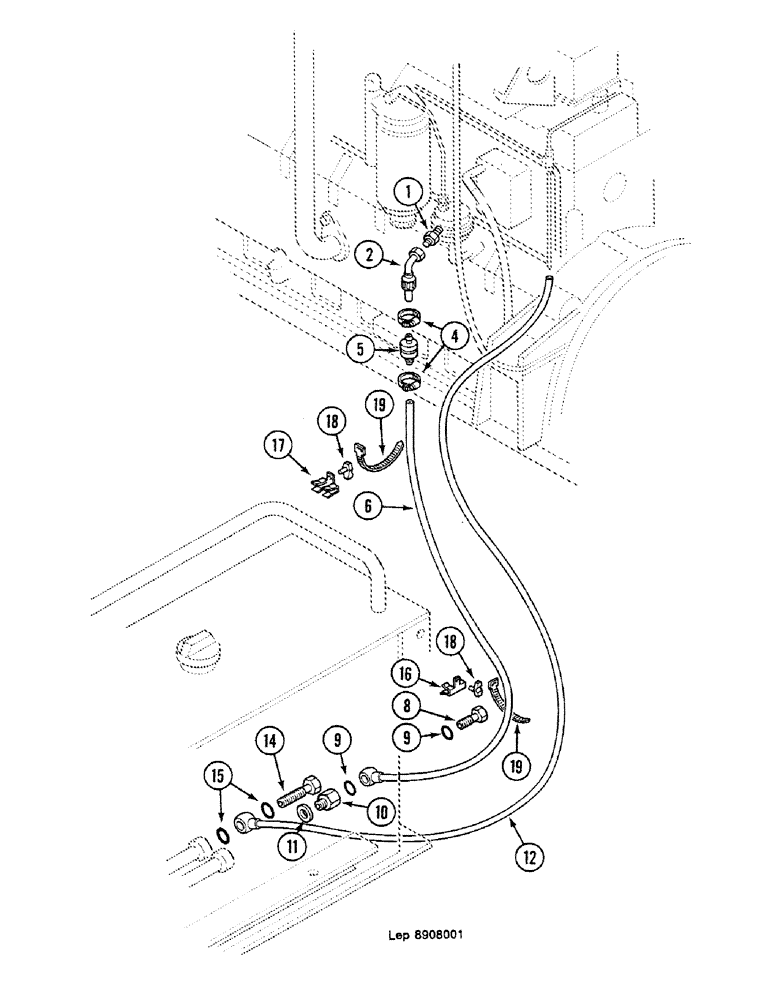 Схема запчастей Case 688C - (3-10) - ENGINE FUEL SYSTEM (02) - FUEL SYSTEM