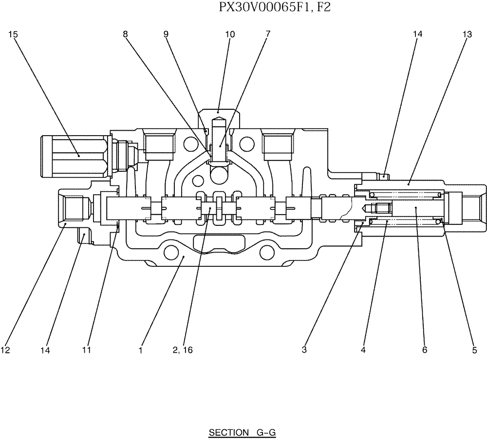 Схема запчастей Case CX27B - (07-005) - VALVE ASSY, CONTROL (BOOM SWING) (35) - HYDRAULIC SYSTEMS