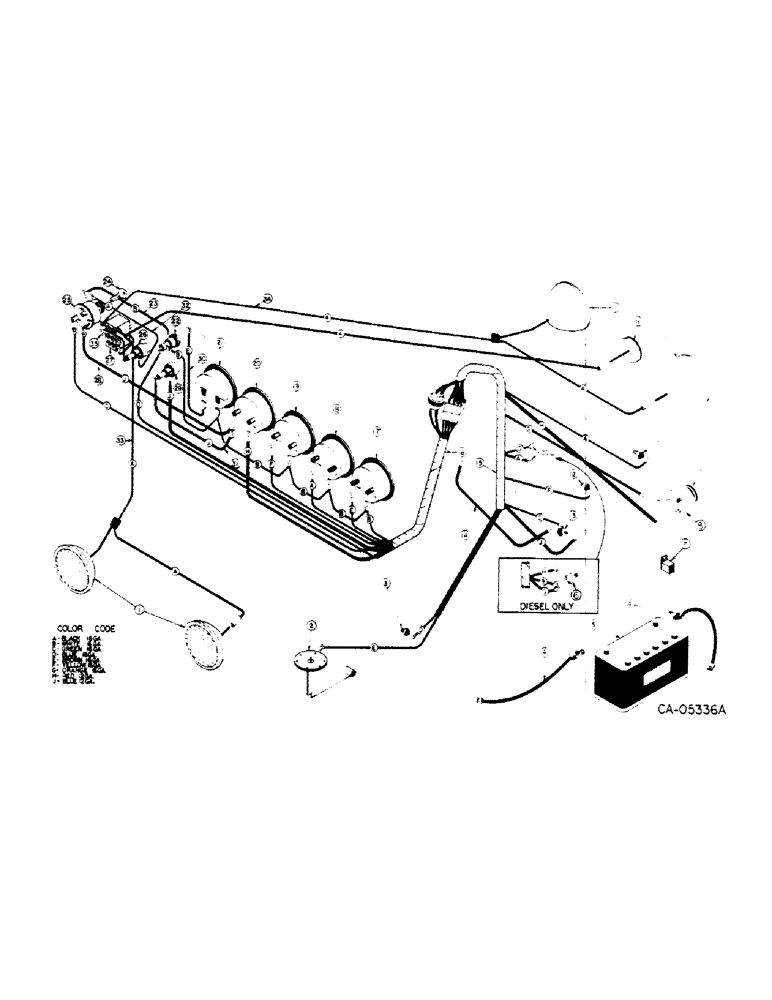 Схема запчастей Case 4150 - (08-01) - ELECTRICAL, ELECTRICAL, LOADER, DIESEL, LOADER, GAS (06) - ELECTRICAL