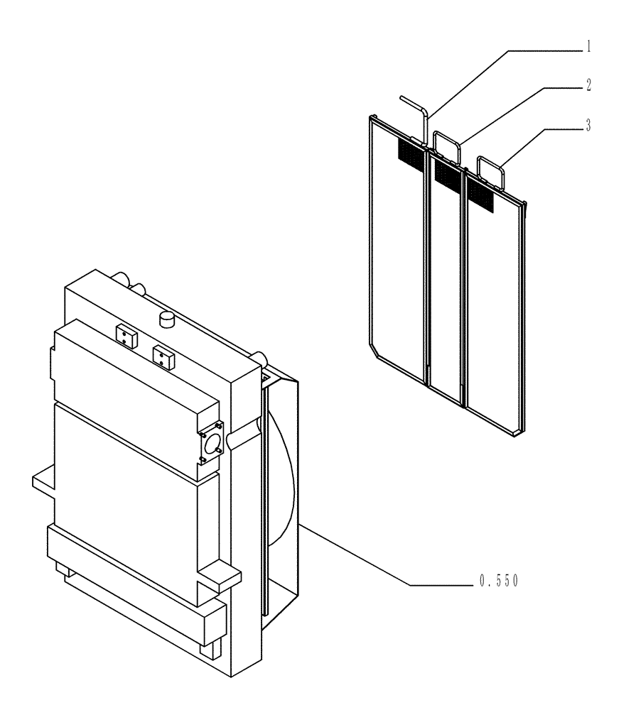 Схема запчастей Case 1850K - (9.173[01]) - SAND SCREEN - OPTIONAL CODE 784105101 (19) - OPTIONS