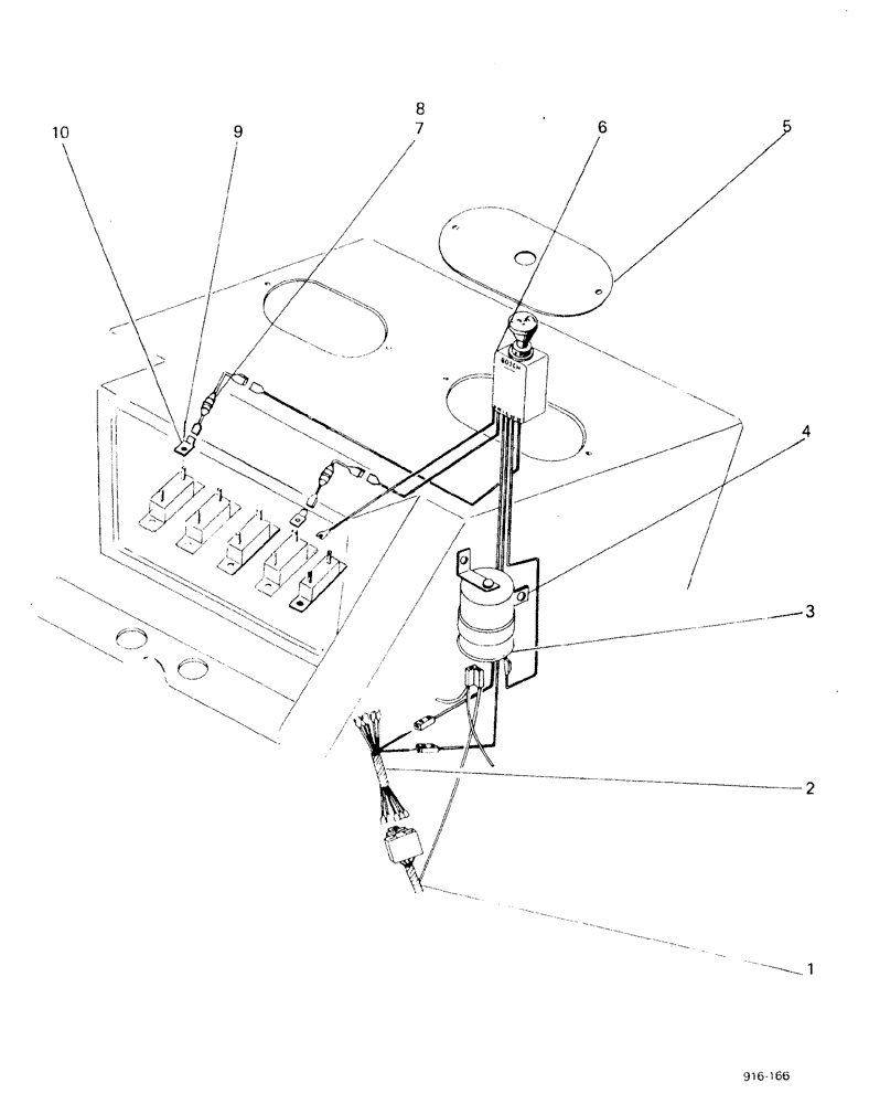 Схема запчастей Case 580F - (338) - WARNING FLASHER, UP TO NO 3.736.447 (55) - ELECTRICAL SYSTEMS