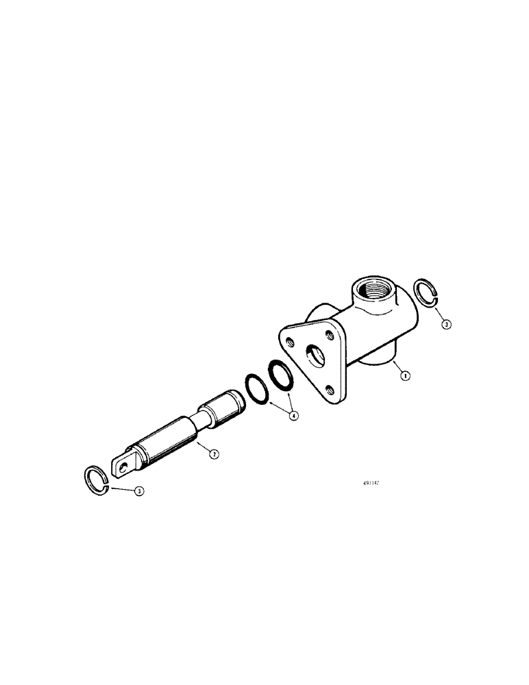 Схема запчастей Case W8C - (250[1]) - A13758 ACCUMULATOR VALVE (08) - HYDRAULICS