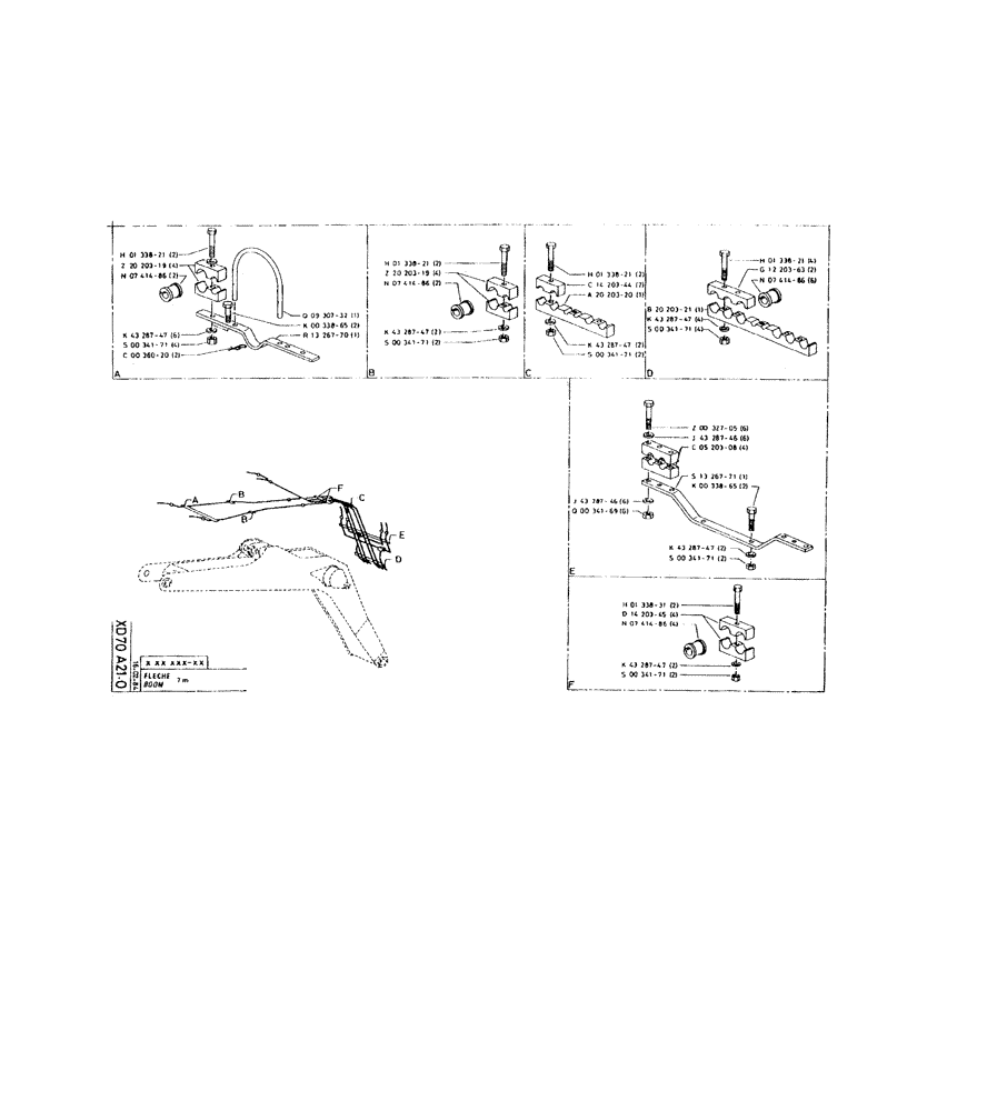 Схема запчастей Case 220 - (271) - BOOM (09) - BOOMS