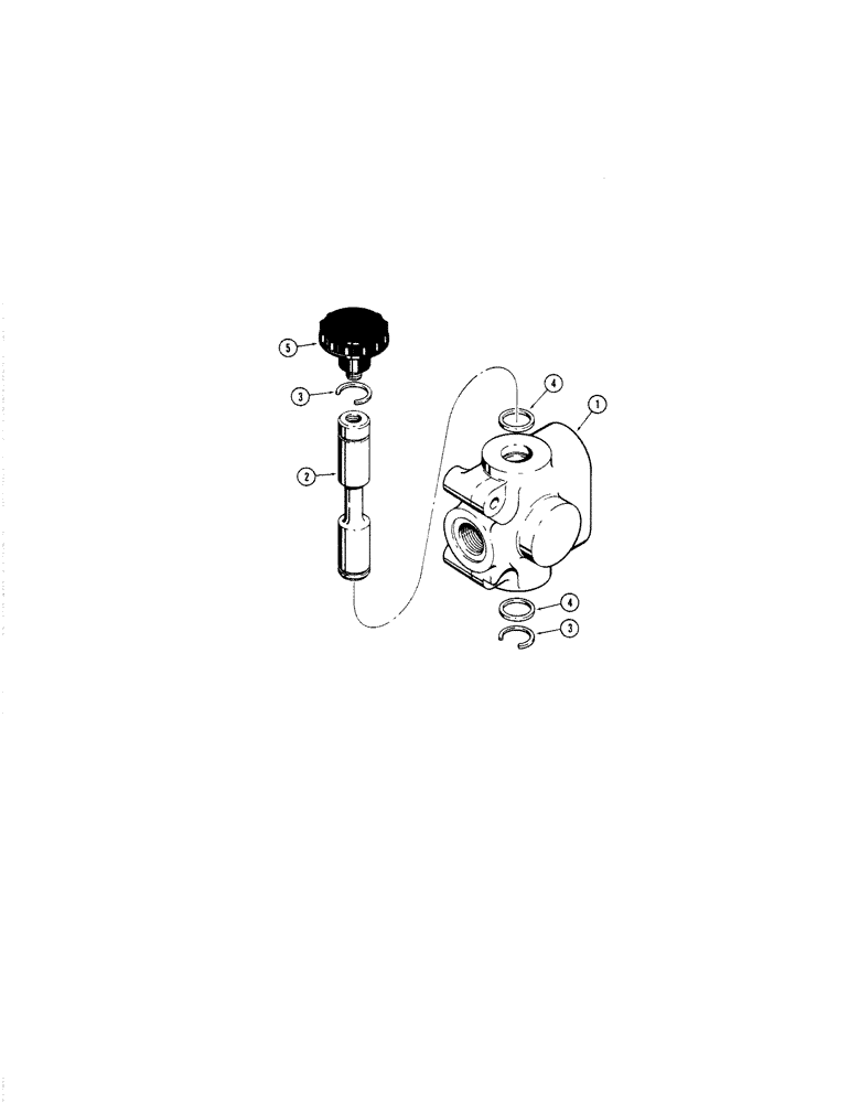 Схема запчастей Case 1830 - (154) - G34981 DIVERSION VALVE (35) - HYDRAULIC SYSTEMS