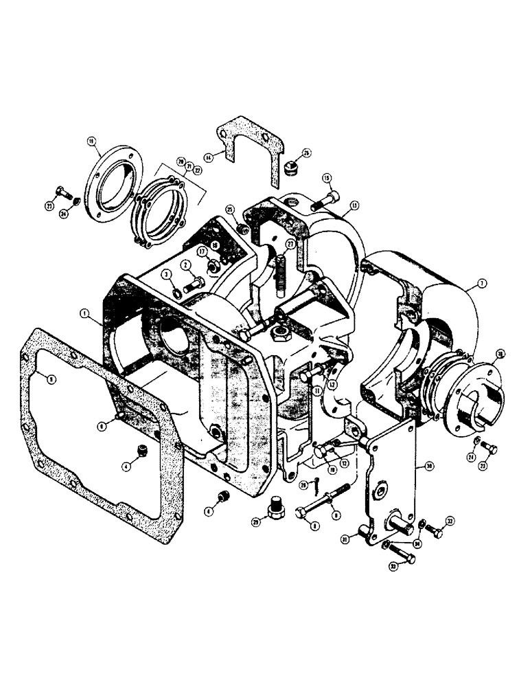 Схема запчастей Case 320 - (226) - C-3 WINCH CASE (18) - ATTACHMENT ACCESSORIES