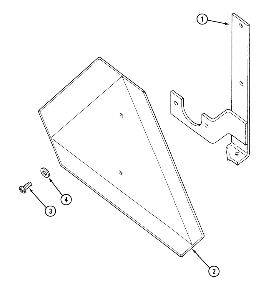 Схема запчастей Case 380B - (9-32) - SLOW MOVING VEHICLE EMBLEM (09) - CHASSIS