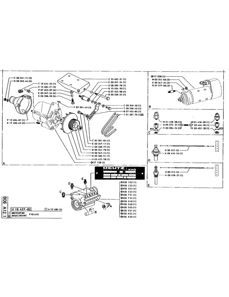 Схема запчастей Case 160CKS - (054) - BASIC ENGINE (01) - ENGINE