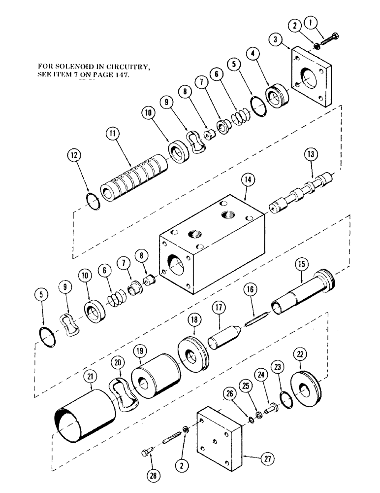 Схема запчастей Case 120 - (265) - ANTI-DRIFT SOLENOID (35) - HYDRAULIC SYSTEMS