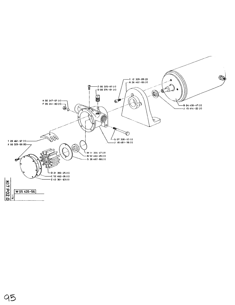Схема запчастей Case SC150K - (095) - NO DESCRIPTION PROVIDED 