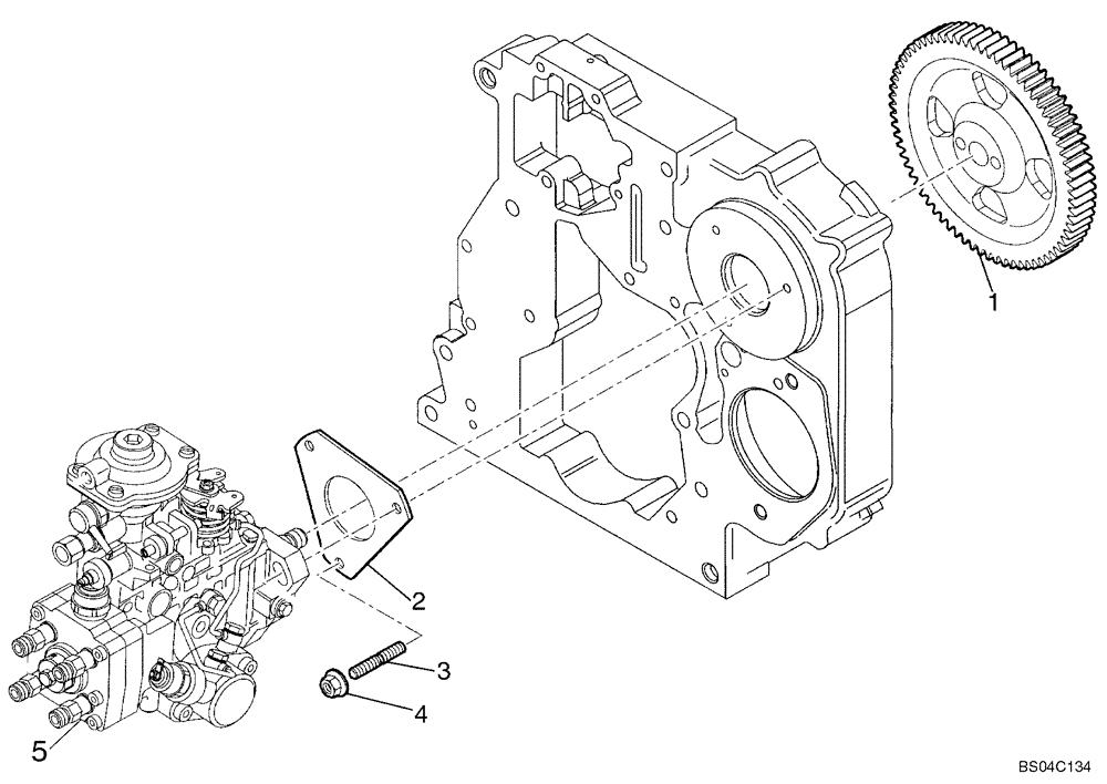 Схема запчастей Case 465 - (03-06) - INJECTION PUMP - CONTROL (03) - FUEL SYSTEM