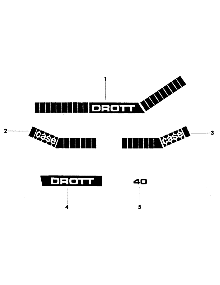 Схема запчастей Case 40YC - (165A) - GRAPHIC PRODUCTS (05) - UPPERSTRUCTURE CHASSIS