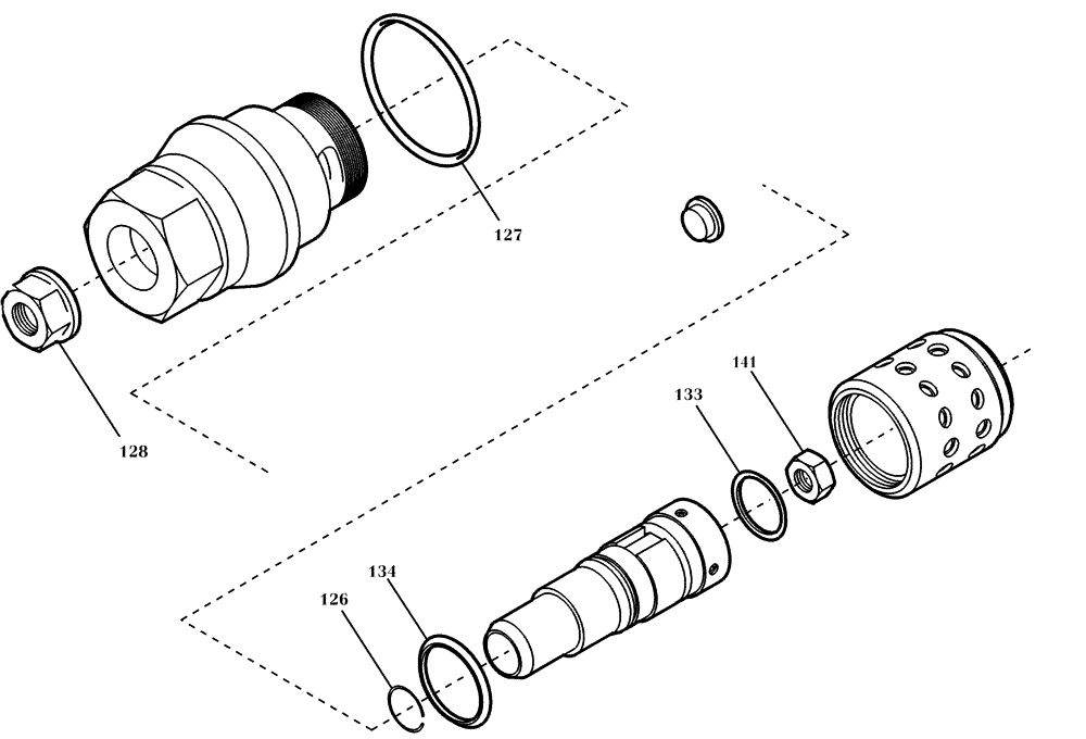 Схема запчастей Case 321D - (23.110[001]) - VALVE CONTROL VALVE (S/N 591052-UP) No Description