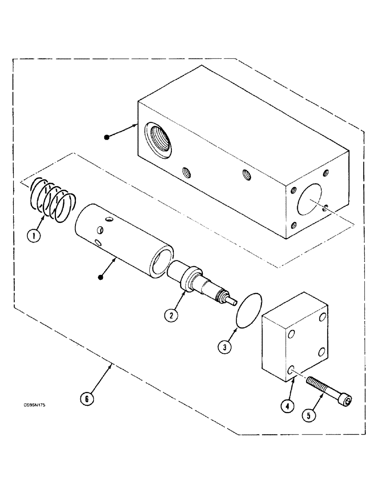 Схема запчастей Case 688BCK - (8B-26) - THERMOSTATIC CONTROLLED VALVE, 688B CK (120301-) (07) - HYDRAULIC SYSTEM