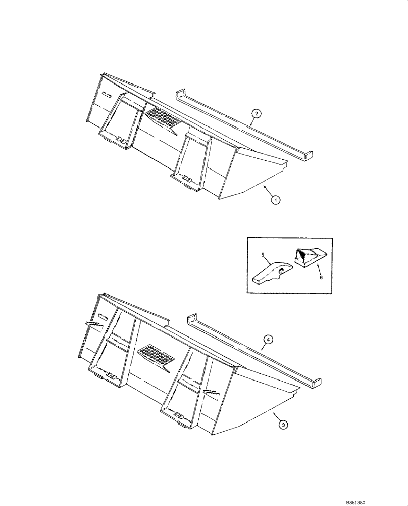Схема запчастей Case 1845C - (09-09) - BUCKETS - LOADER, - JAF0041367 (CASE COUPLER, HYDRAULIC COUPLING) (09) - CHASSIS/ATTACHMENTS