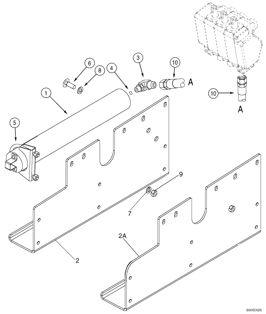 Схема запчастей Case 585G - (08-12) - HYDRAULICS - LOAD CONTROL (08) - HYDRAULICS