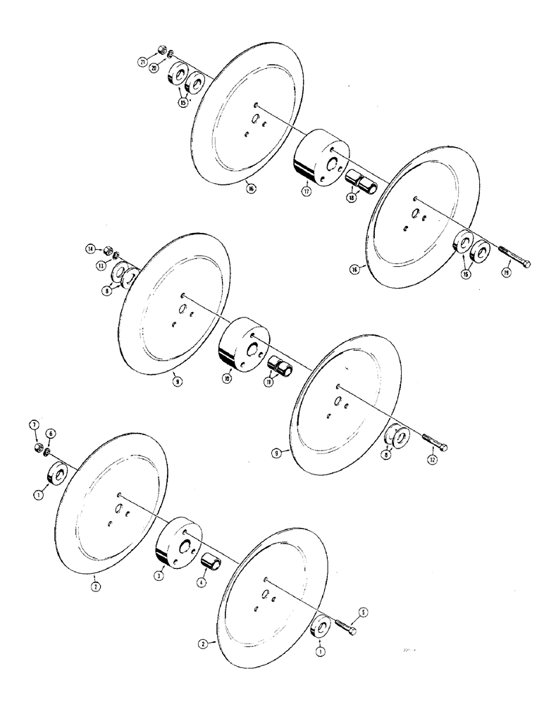 Схема запчастей Case 475 - (254) - SHEAVES, WITHOUT HUB FLANGE, SHEAVE FOR 1" (25.4 MM) CABLE (89) - TOOLS