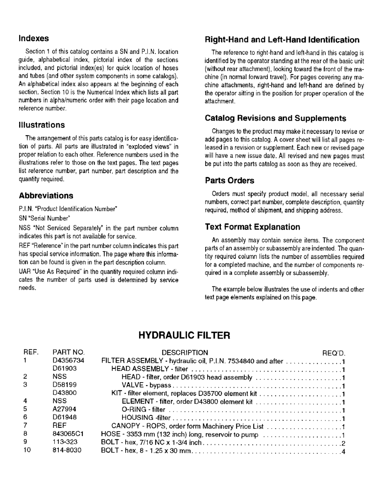 Схема запчастей Case 590SL - (1-04) - GENERAL INFORMATION (00) - PICTORIAL INDEX