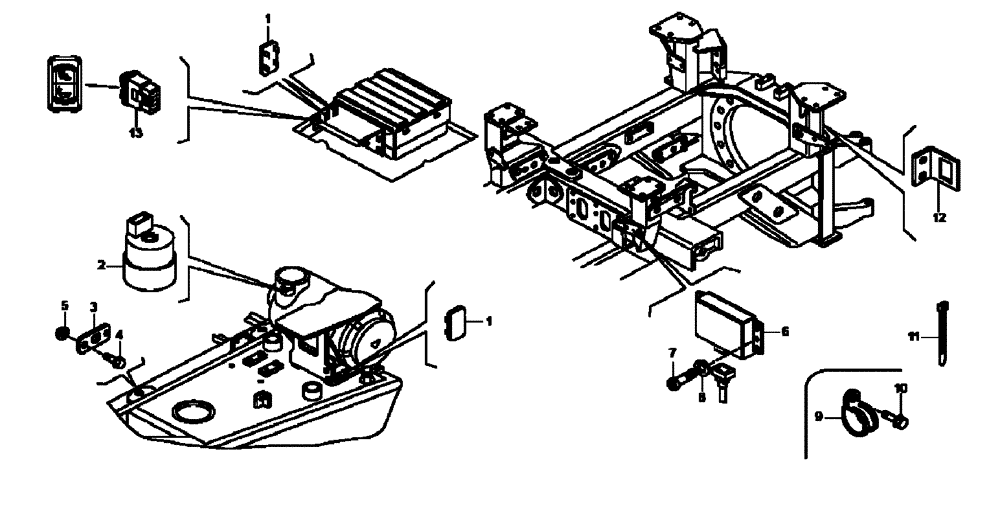Схема запчастей Case 335B - (67A00002152[001]) - COMPONENTS. ELECTRICAL (P.I.N. HHD0335BN78G58147 AND AFTER) (84243057) (13) - Electrical System / Decals