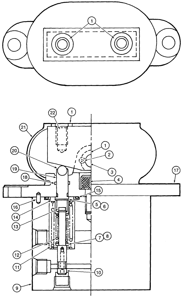 Схема запчастей Case 9050 - (8-50) - 153090A1 REMOTE CONTROL VALVE (08) - HYDRAULICS
