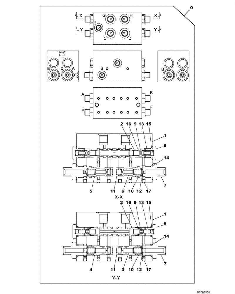 Схема запчастей Case CX700 - (08-257-00[01]) - CUSHION VALVE - PILOT (08) - HYDRAULICS