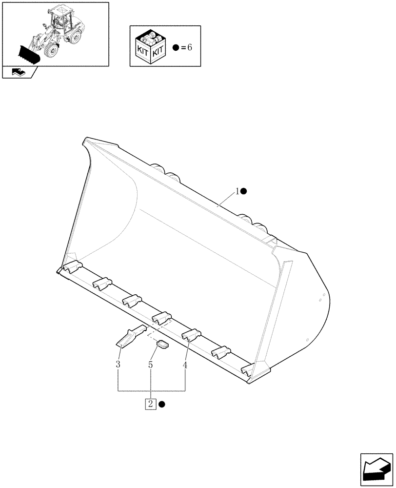 Схема запчастей Case 321E - (696[01]) - (1M³) X 2100 MM STANDARD BUCKET WITH WELDED TEETH - BEFORE DATE 15 JUNE, 2011 (09) - LOADER/BACKHOE