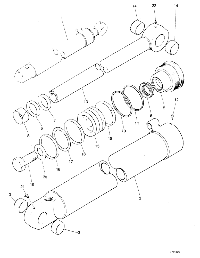 Схема запчастей Case 580F - (220) - BACKHOE, DIPPER CYLINDER (35) - HYDRAULIC SYSTEMS