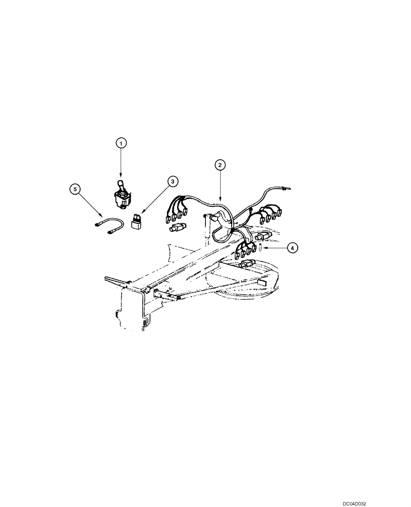 Схема запчастей Case 885 - (04.17[00]) - ELECTRIC SYSTEM - HYDRAULIC ACCUMULATOR (04) - ELECTRICAL SYSTEMS