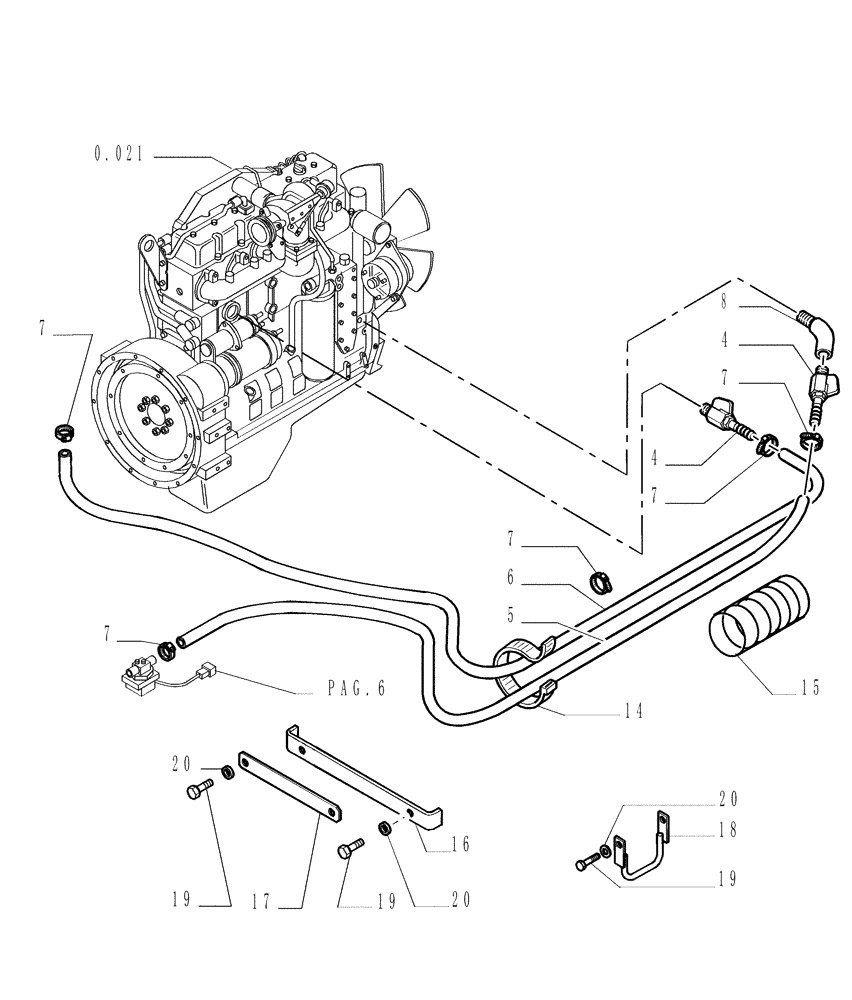 Схема запчастей Case 1850K - (9.654[09]) - ROPS CAB WITH CONDITIONER - OPTIONAL CODE 784110131 (19) - OPTIONS